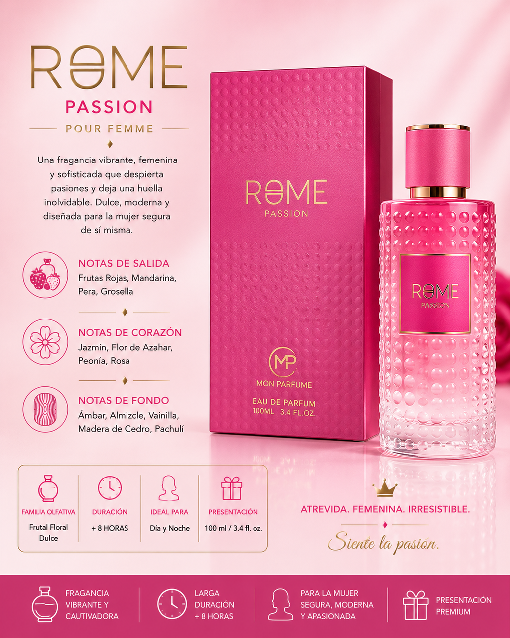Bharara Rome Pour Femme EDP 100ML
