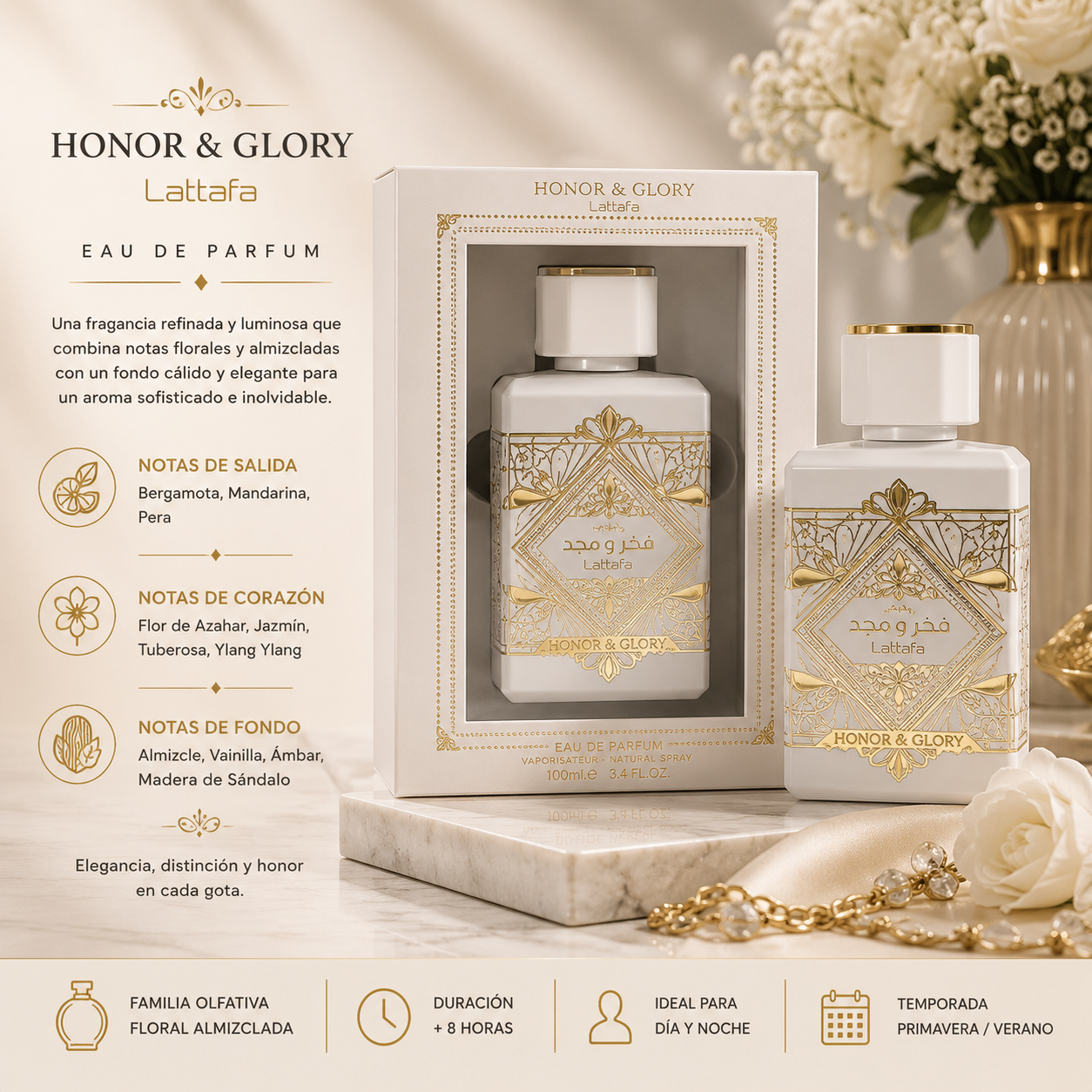Lattafa Badee Al Oud Honor & Glory EDP 100ml