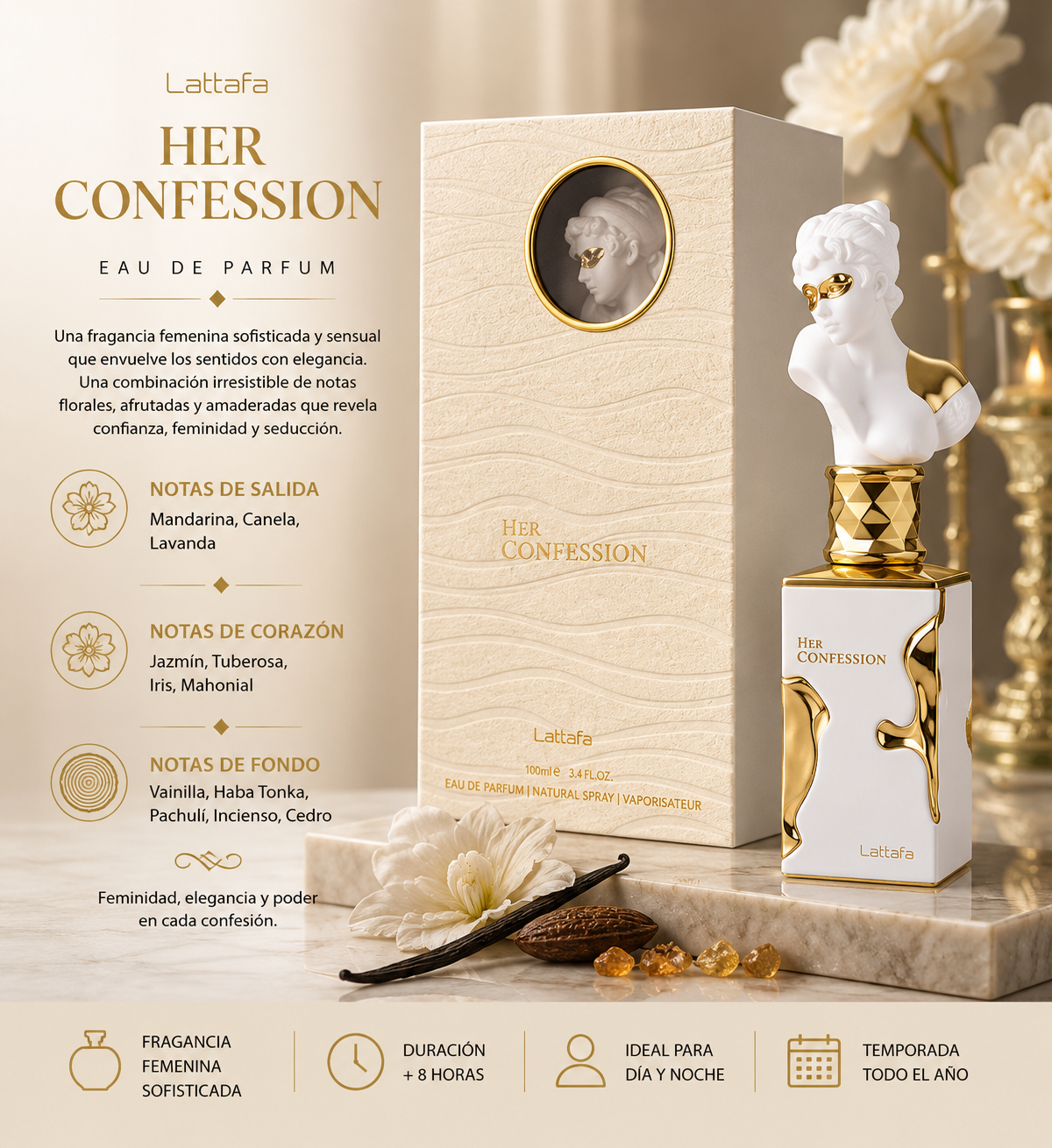 Lattafa Her Confession Women EDP 100ml