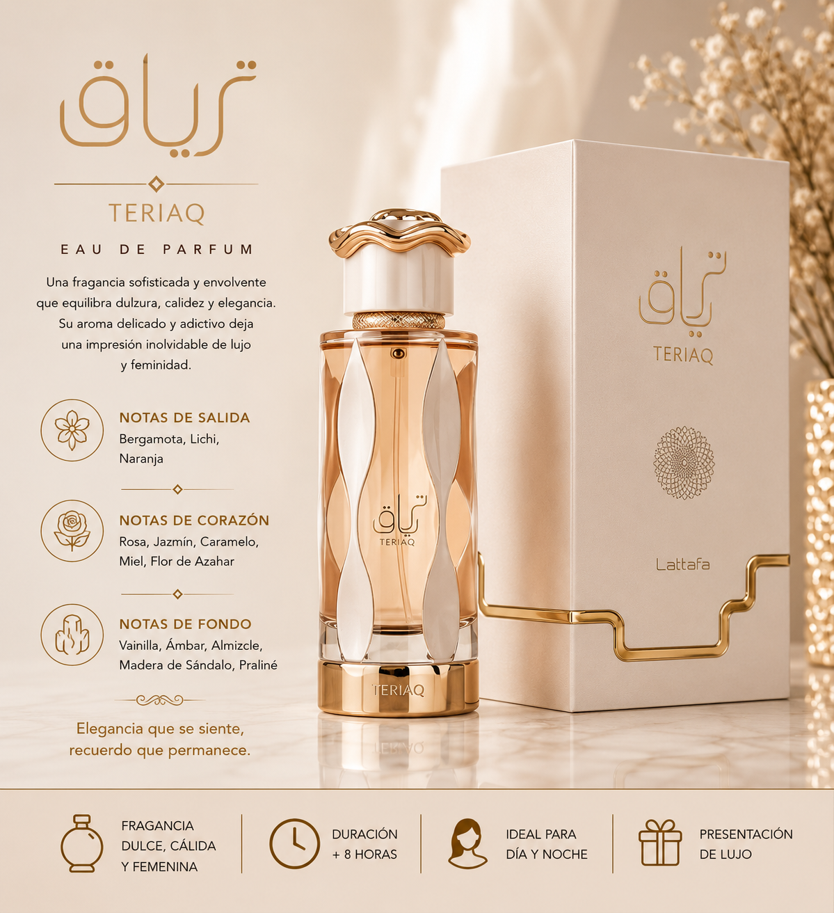 Lattafa Teriaq Women EDP 100ml