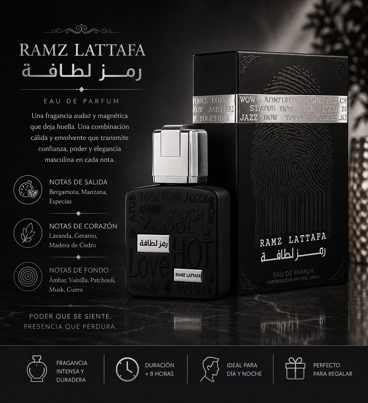 Lattafa Ramz Silver Men EDP 100ml