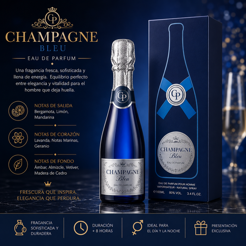 Bharara Champagne Blue EDP 100ML