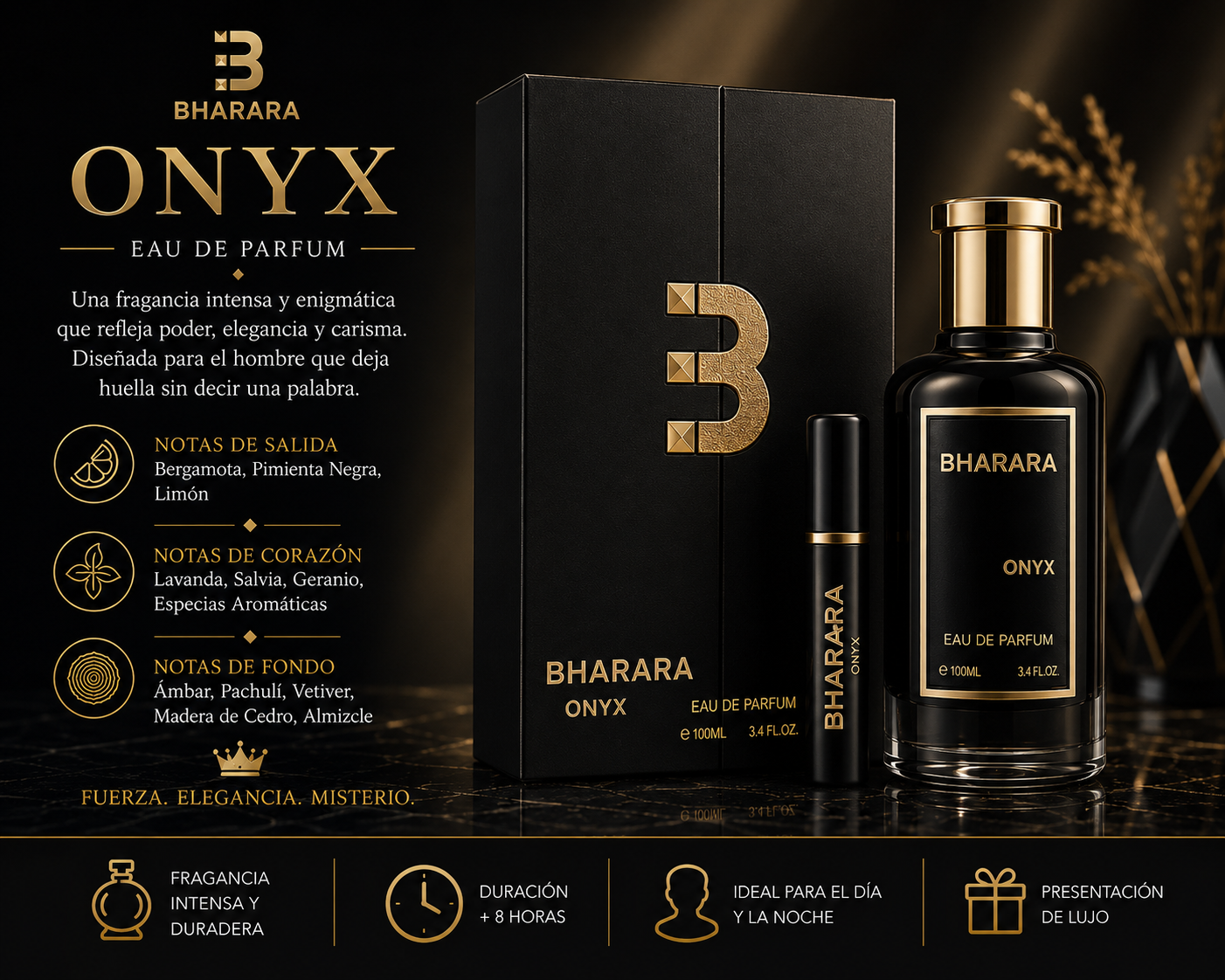 Bharara Onyx EDP 100ML