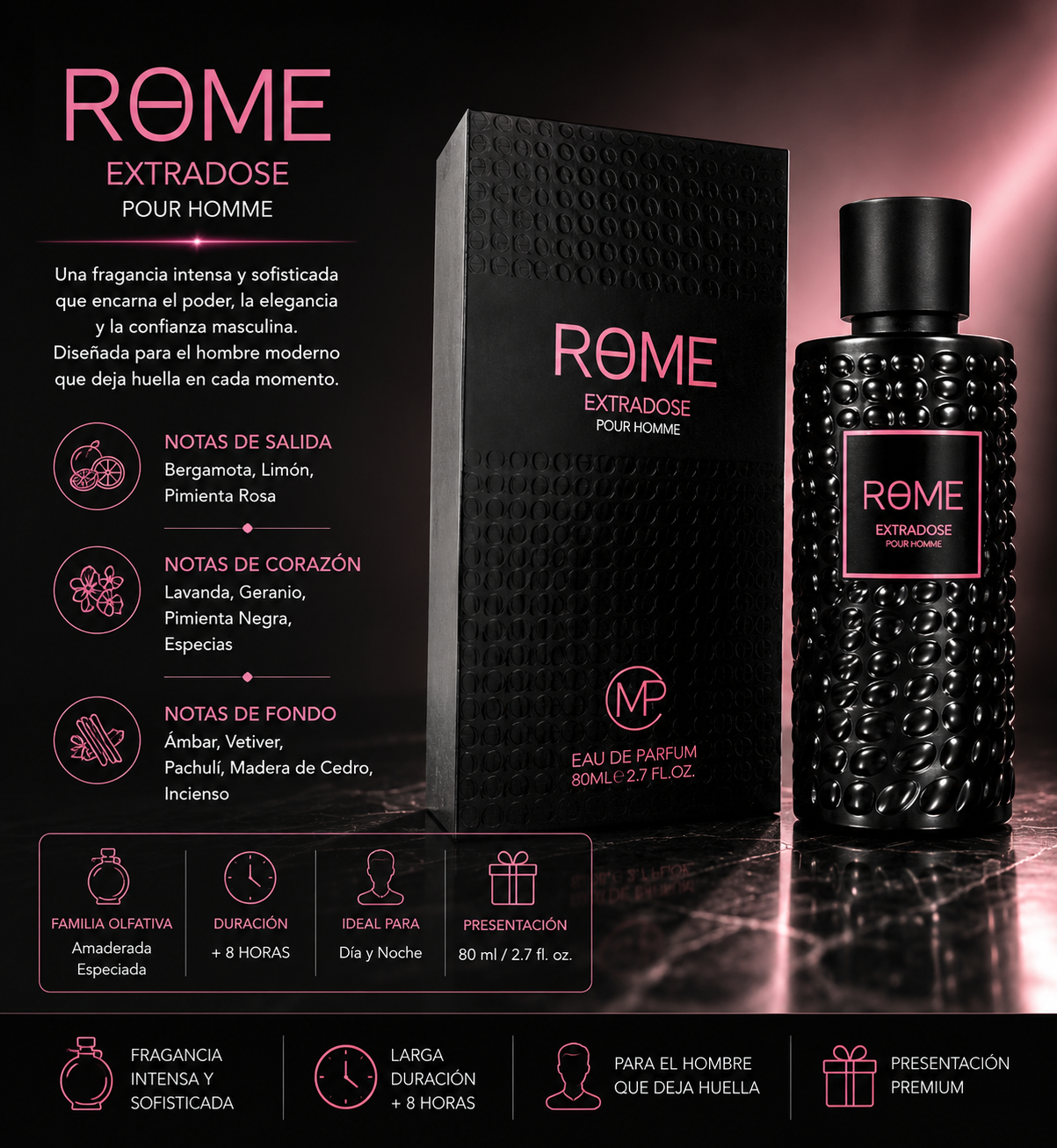 Bharara Rome Extradose Pour Homme EDP 100ML