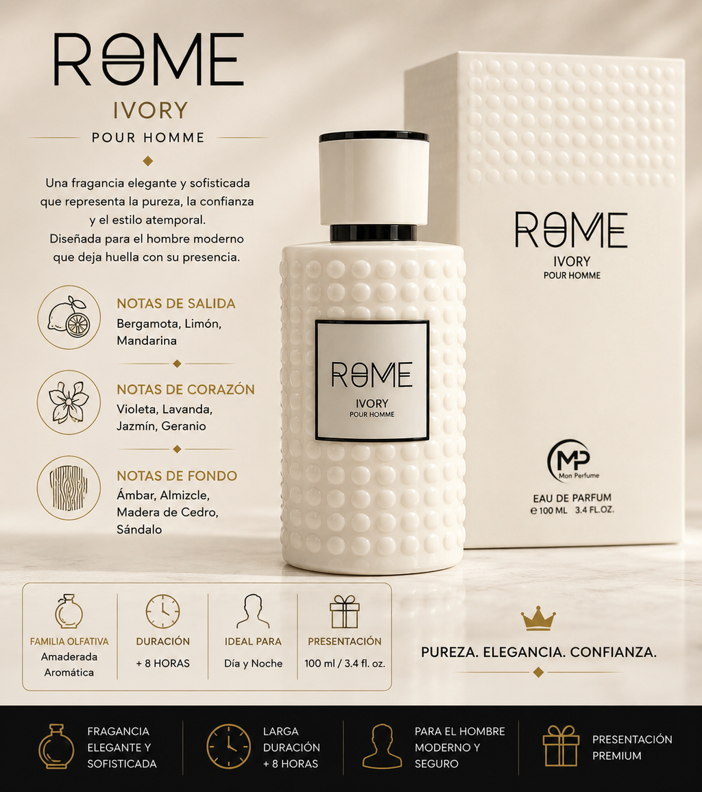Bharara Rome Ivory Pour Homme EDP 100ML