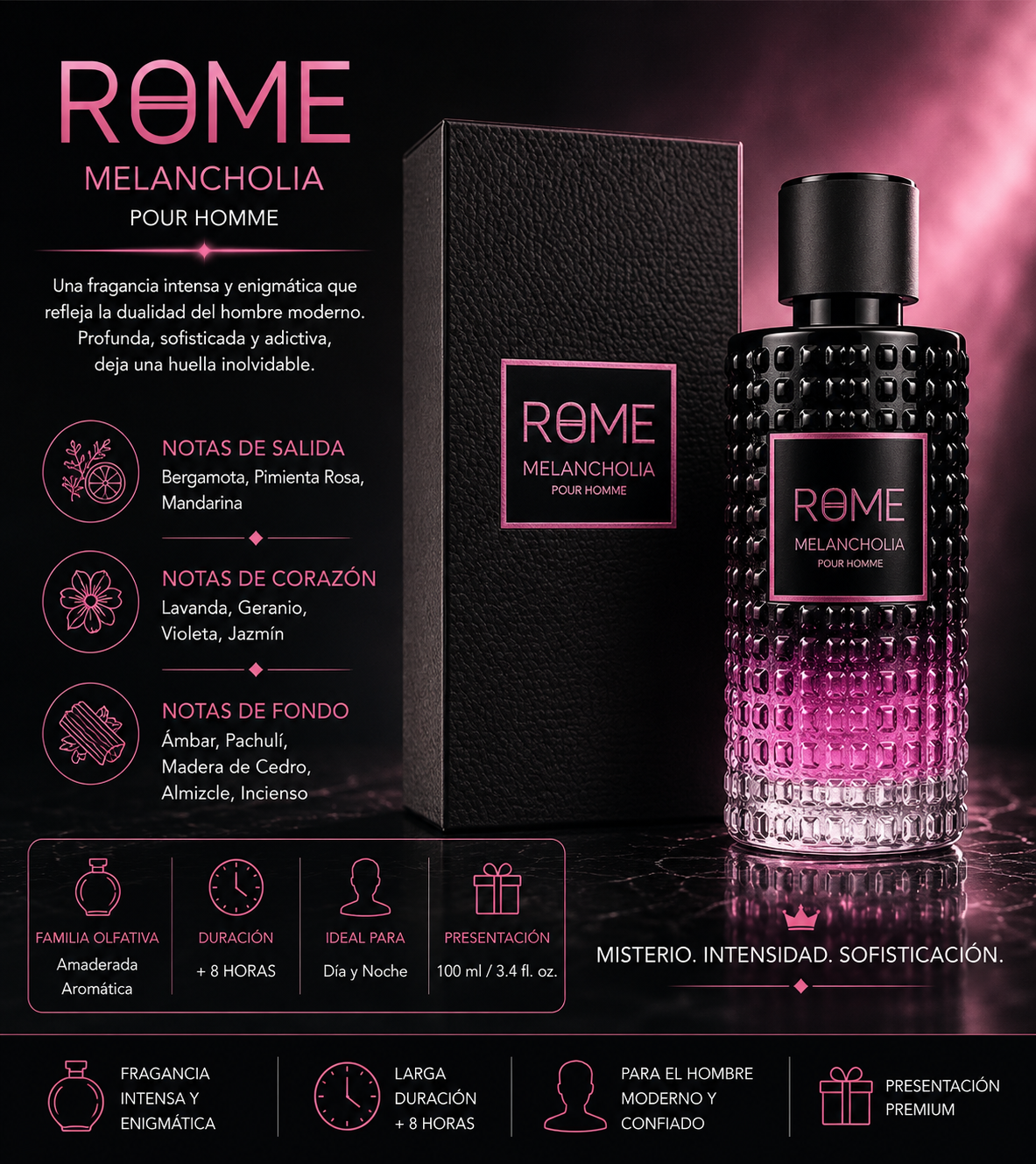 Bharara Rome Melancholia Pour Homme EDP 100ML
