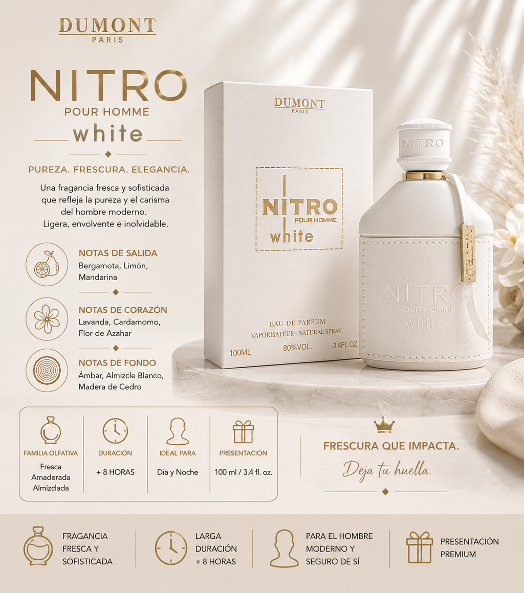Dumont Paris Nitro White Pour Homme EDP 100ml