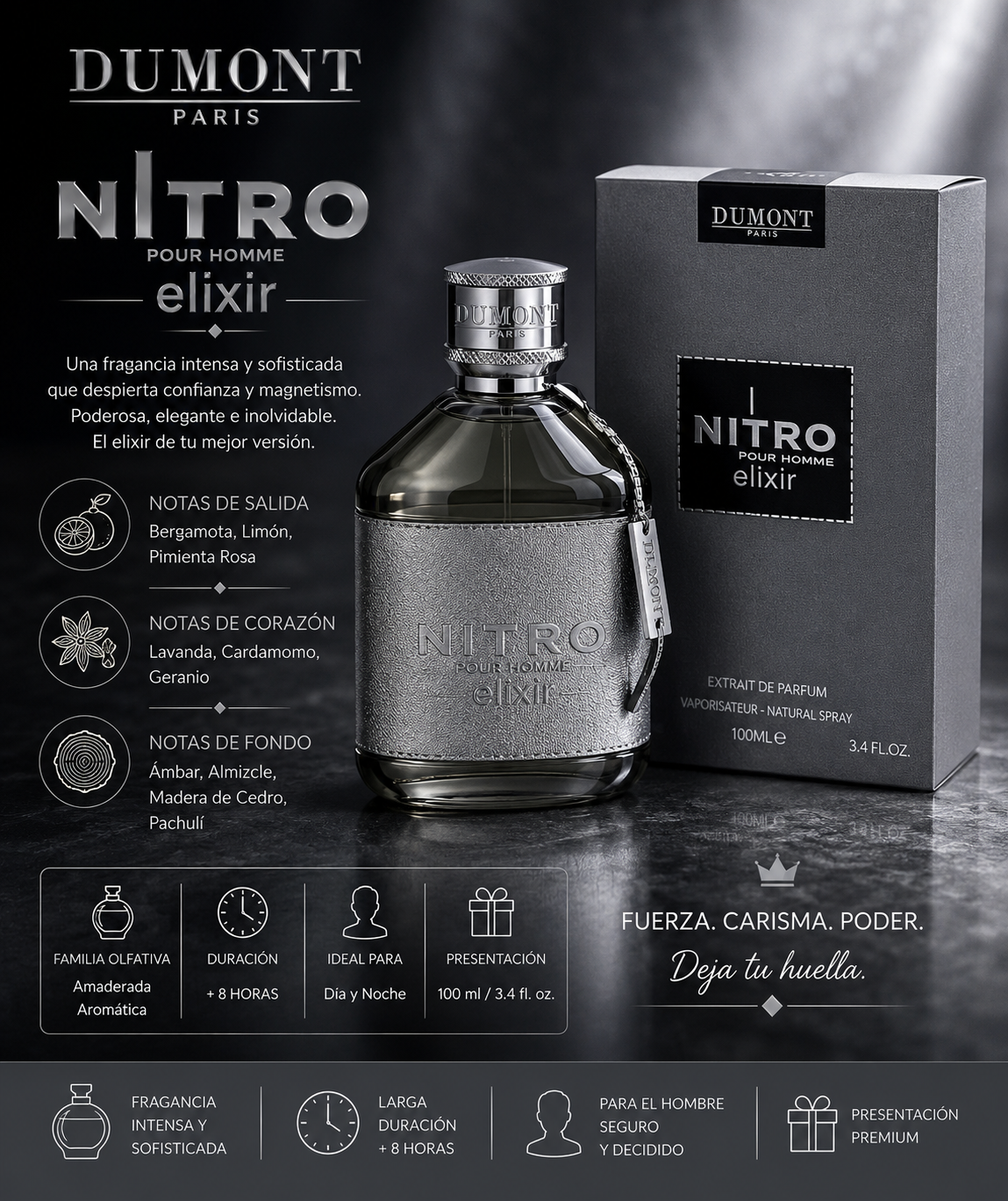 Dumont Paris Nitro Elixir Silver EDP 100ml