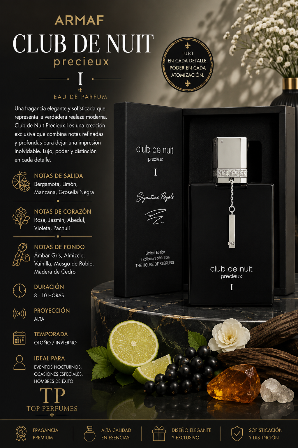 Armaf Club de Nuit Précieux Men Extrait de Parfum 55ml