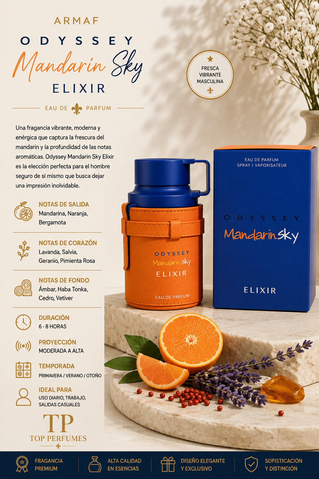 Armaf Odyssey Mandarin Sky Elixir Unisex EDP 100ml