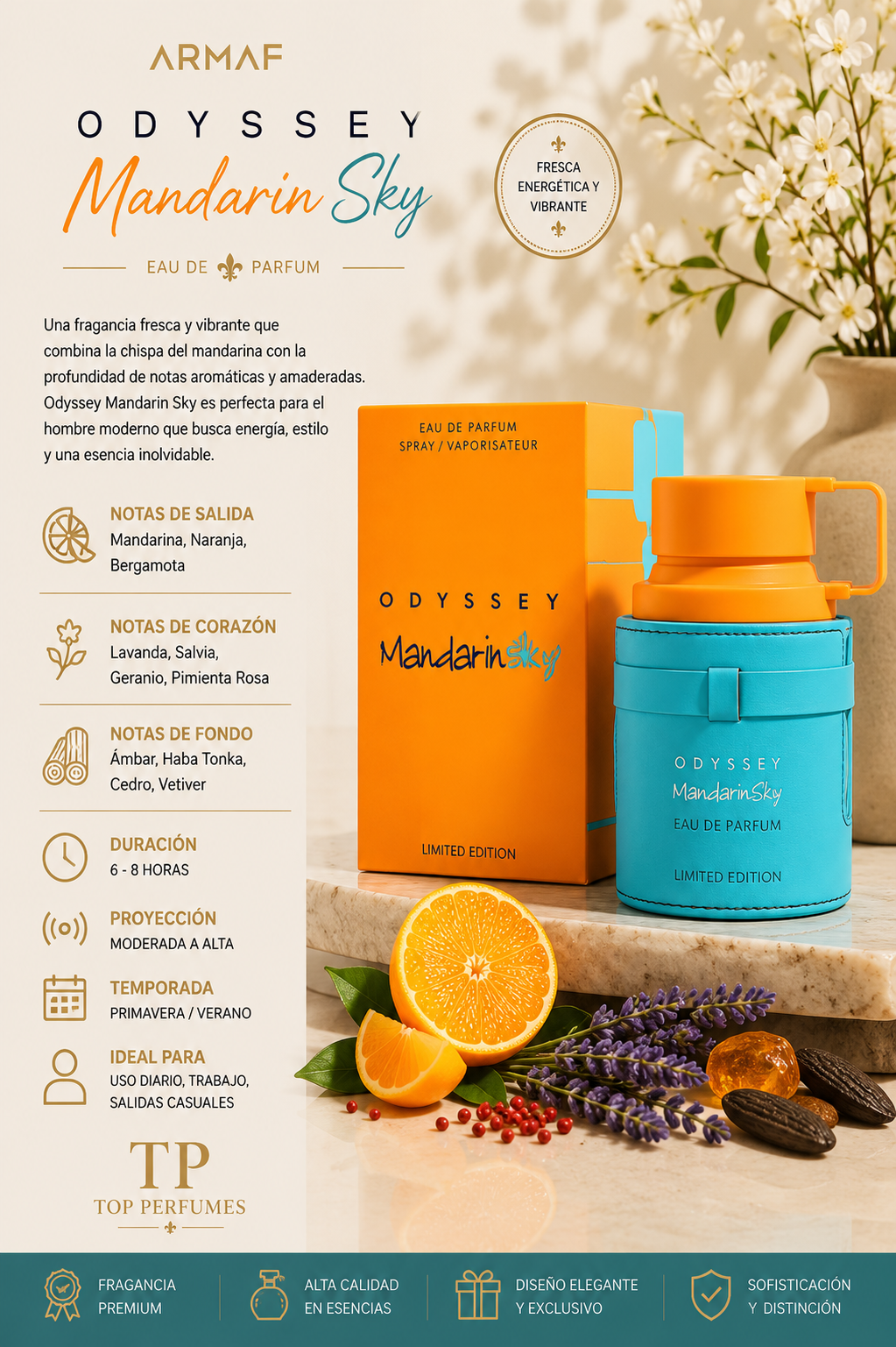 Armaf Odyssey Mandarin Sky Unisex EDP 100ml