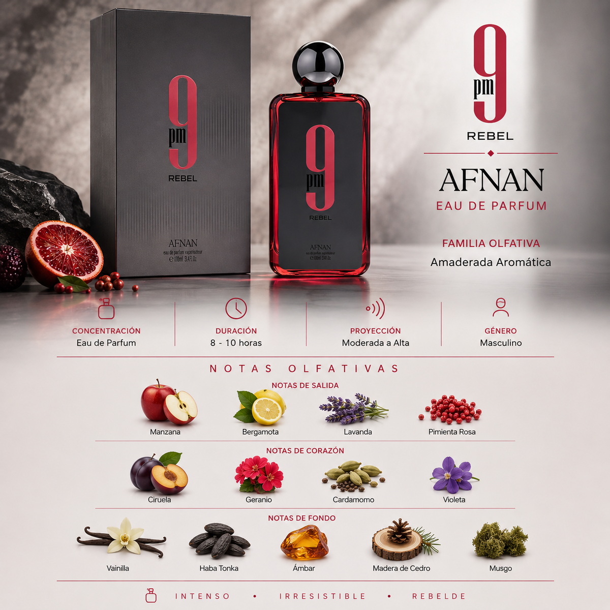 Afnan 9PM Rebel Unisex EDP 100ml