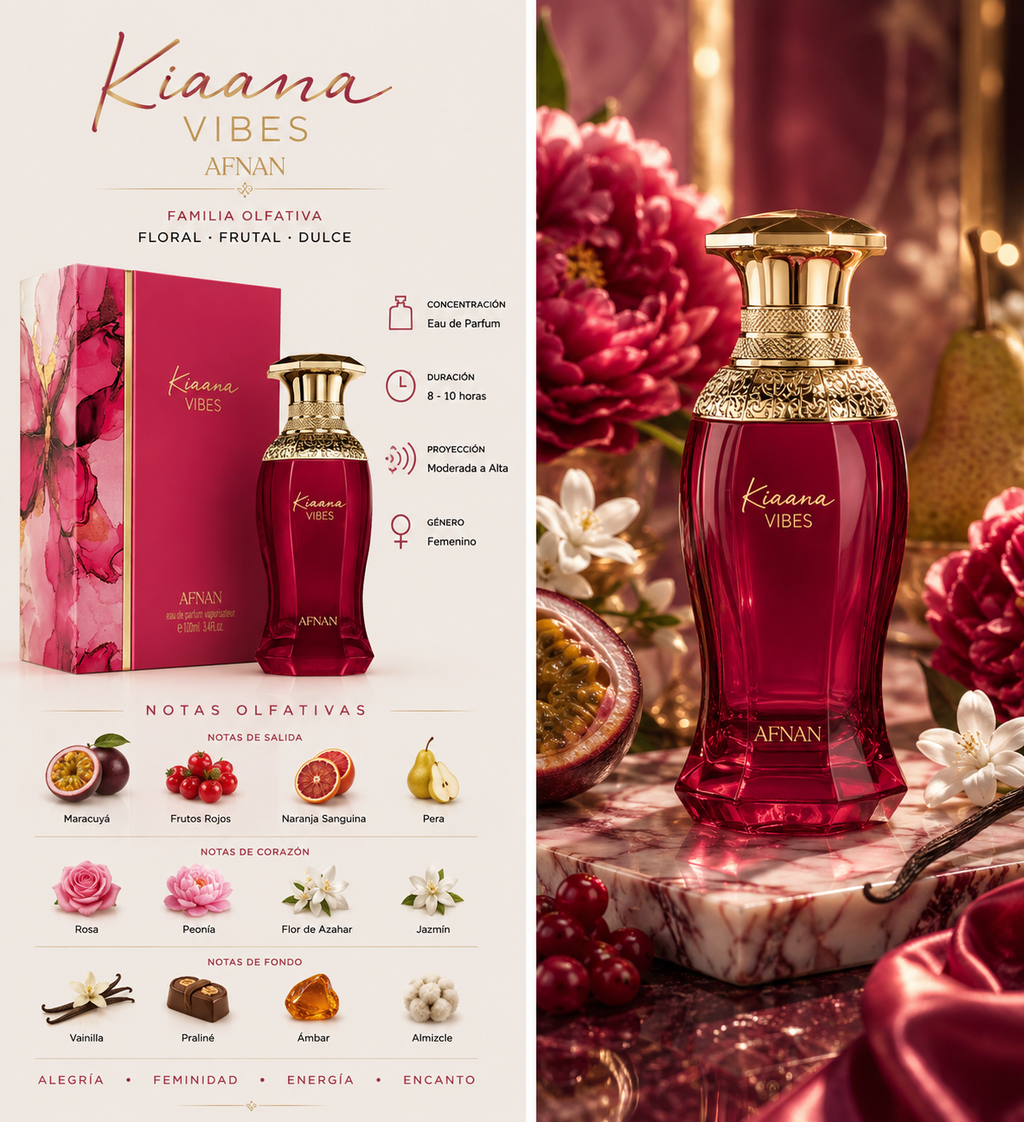Afnan Zimaya Kiaana Vibes EDP 100ml