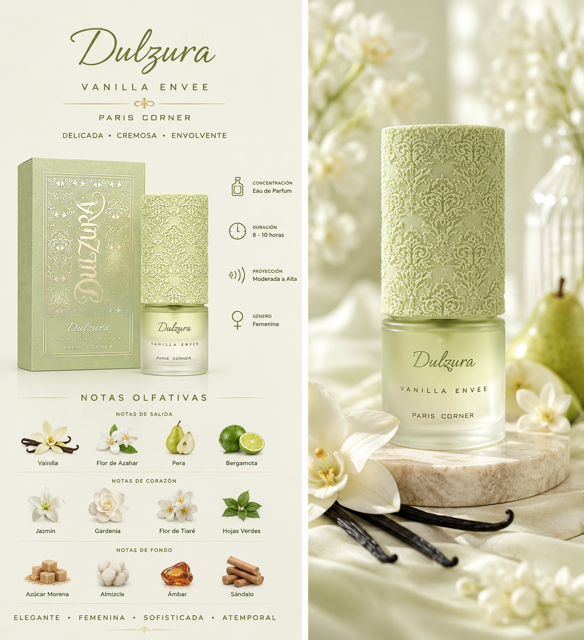 Paris Corner Dulzura Vanilla Envie Women EDP 100ml