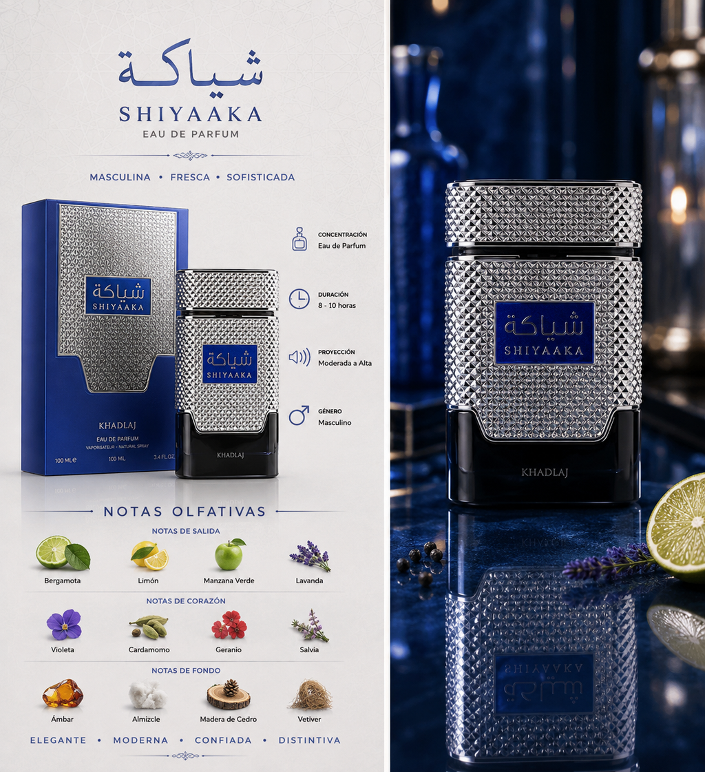 Khadlaj Shiyaaka Blue Men EDP 100ml