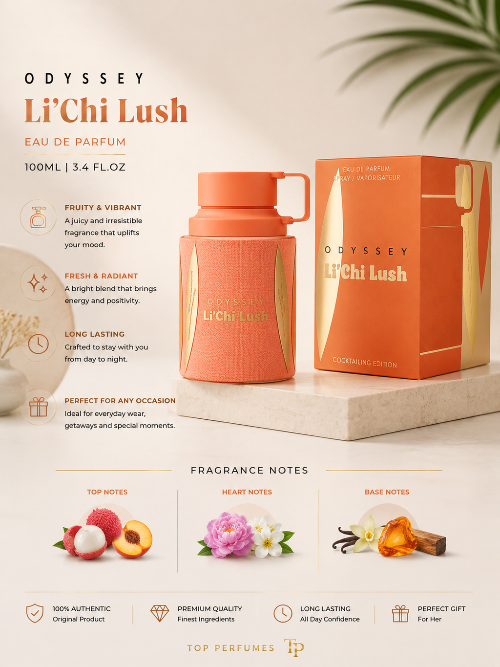 Armaf Odyssey Li'Chi Lush EDP 100ml