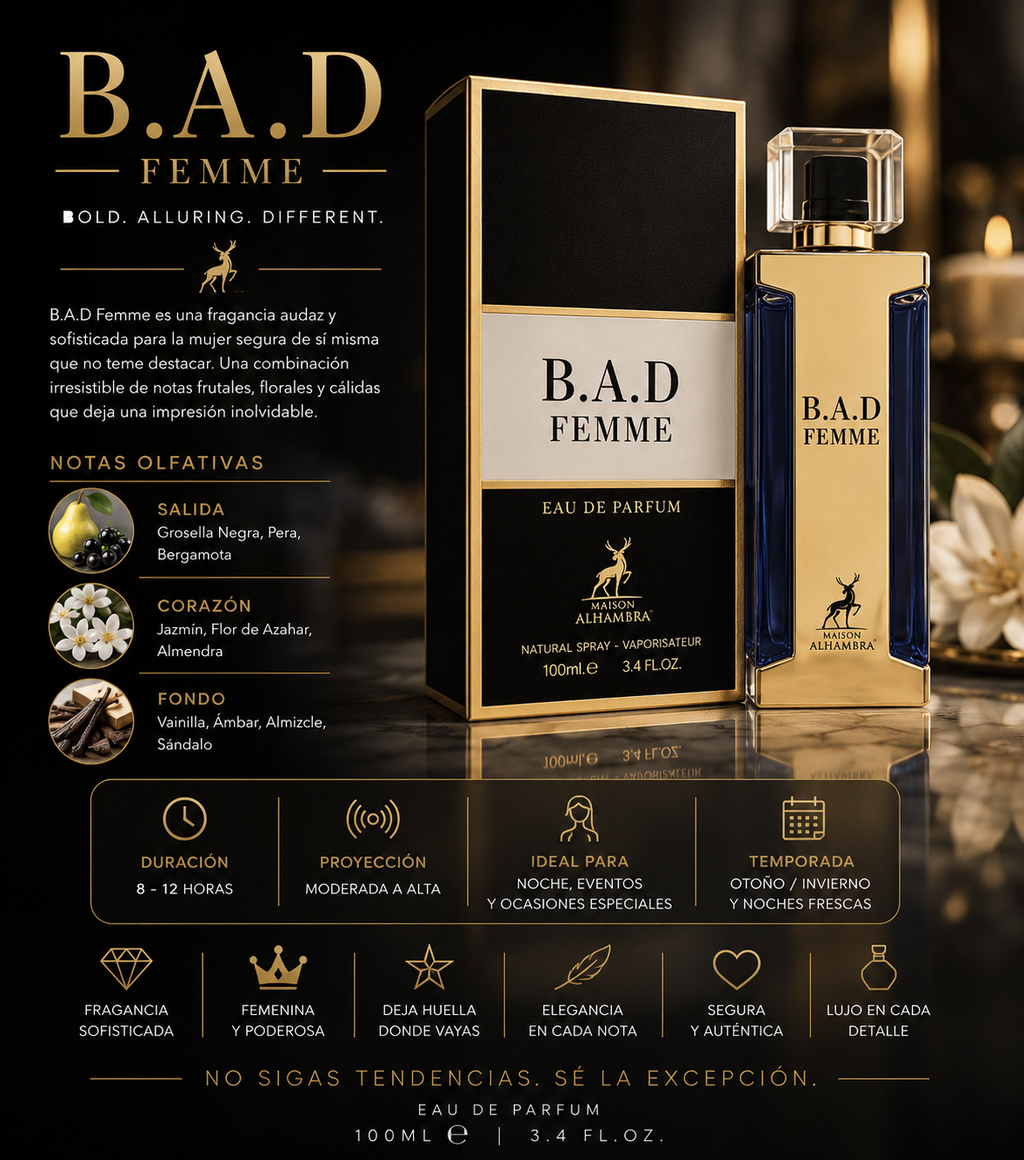 Maison Alhambra B.A.D. Femme Women EDP 100ml