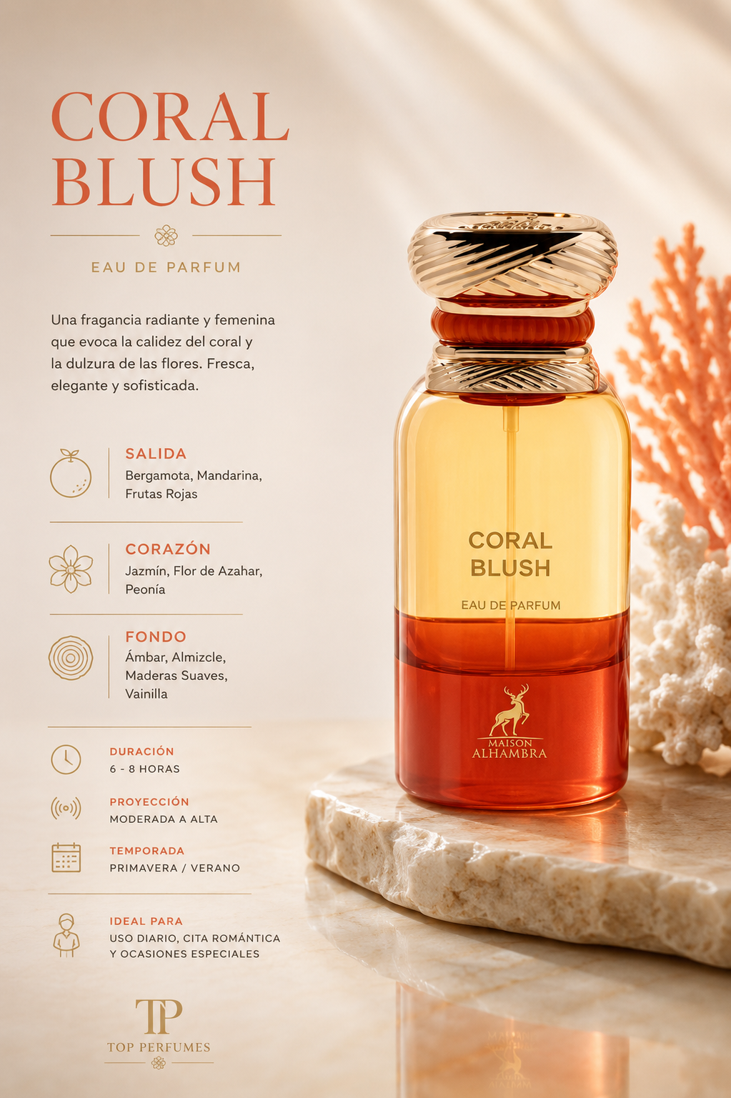 Maison Alhambra Coral Blush Women EDP 100ml