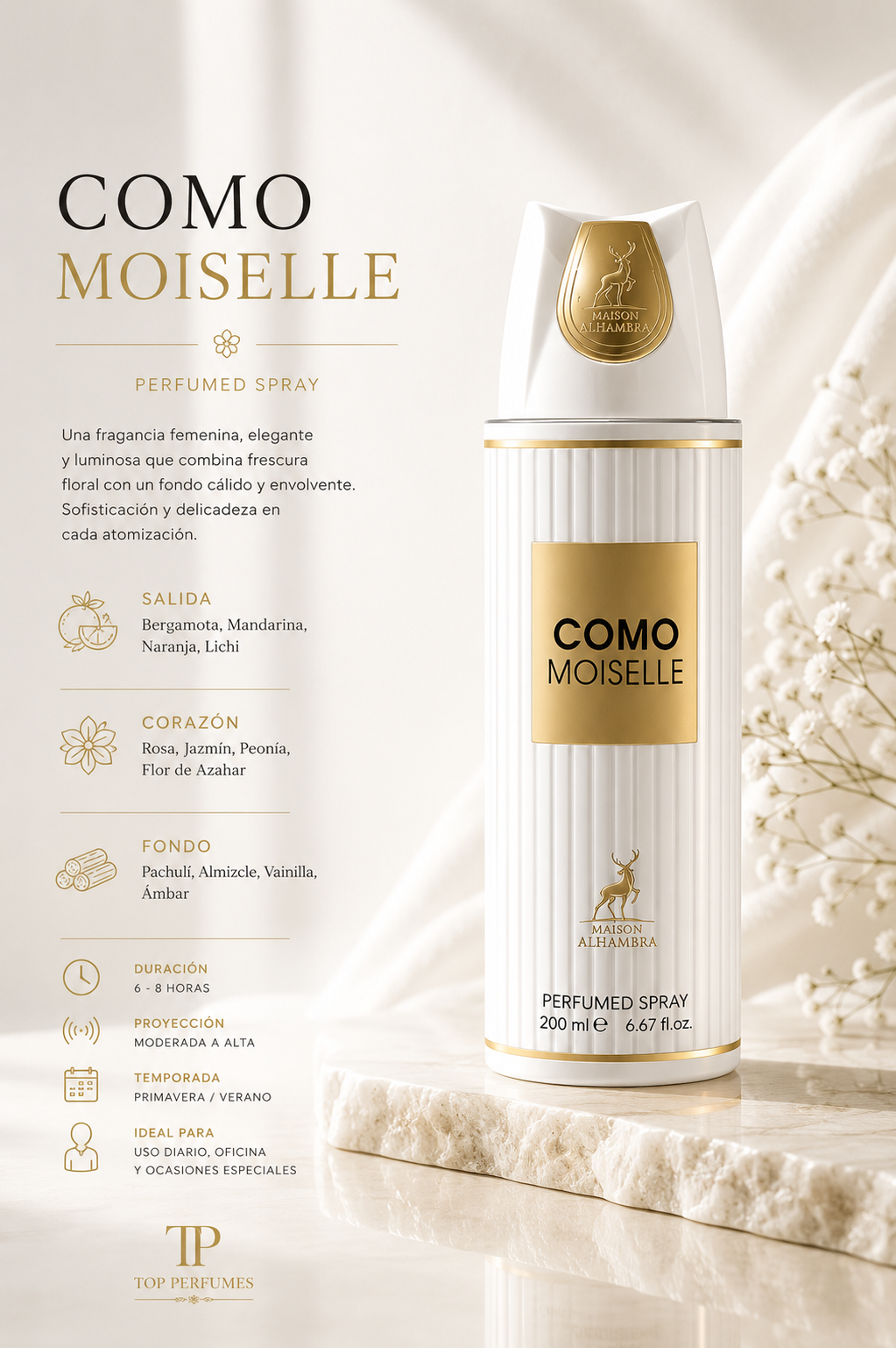 Maison Alhambra Como Moiselle Body Spray 200ml