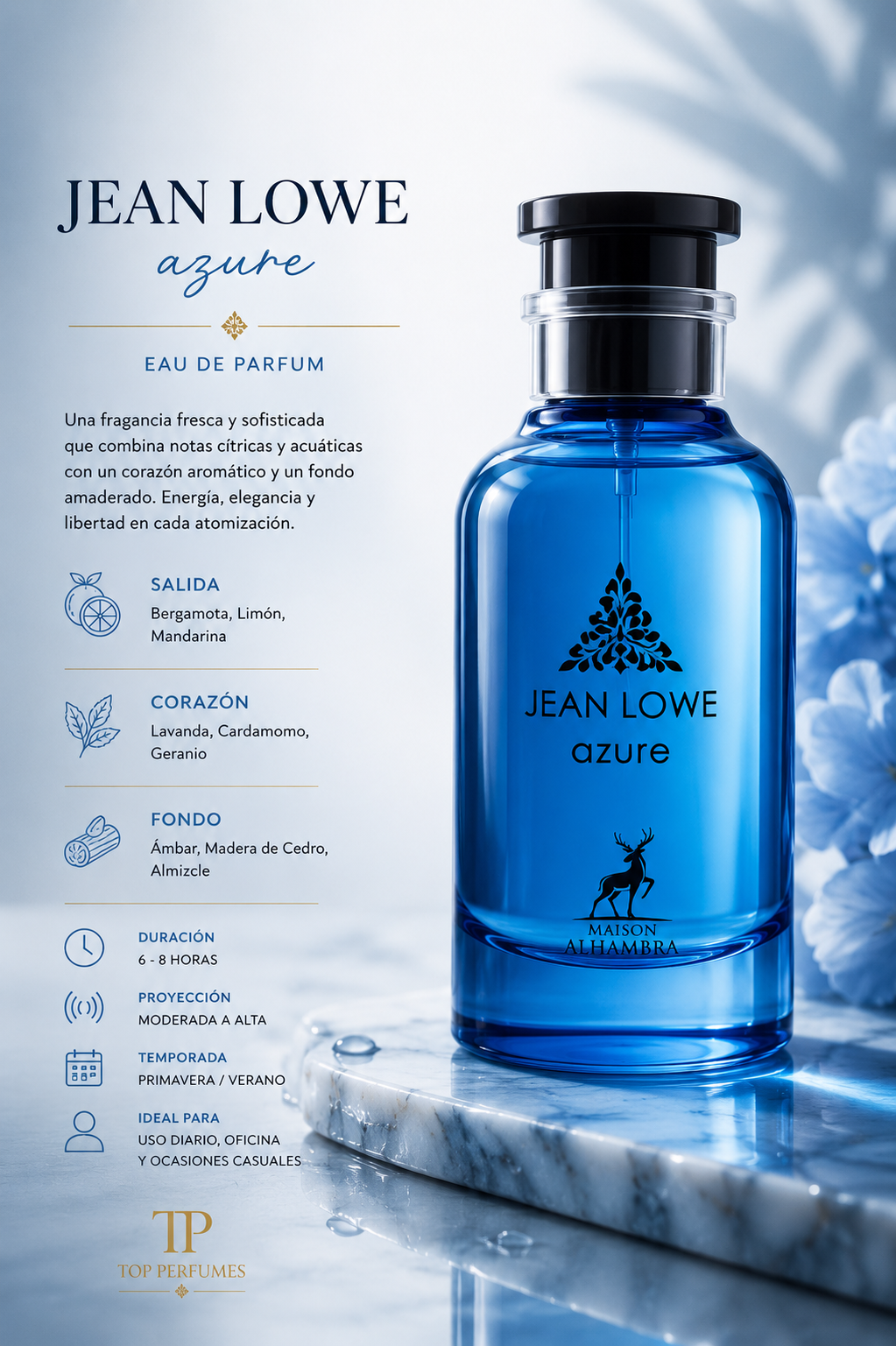 Maison Alhambra Jean Lowe Azure Unisex EDP 100ml