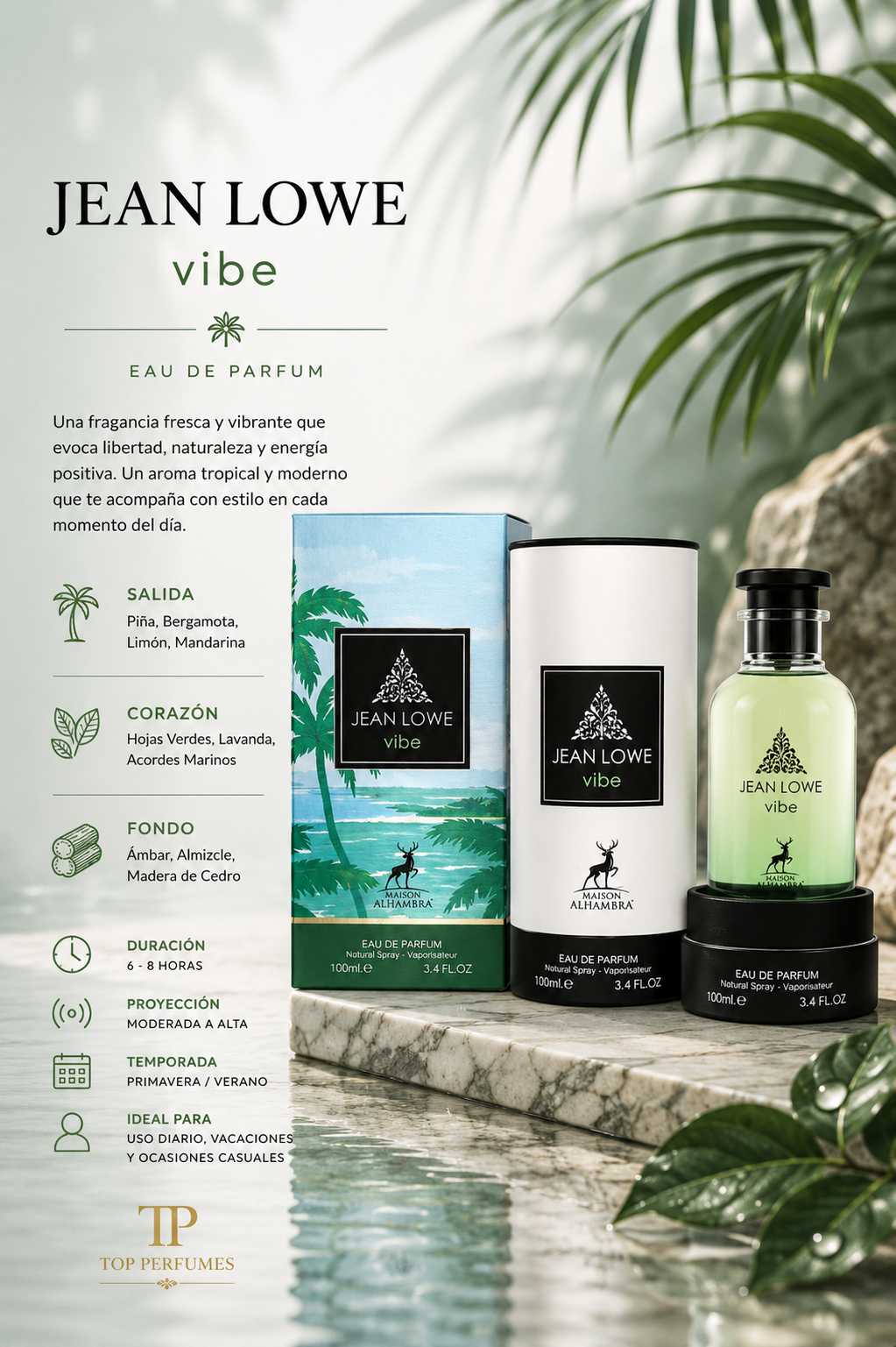 Maison Alhambra Jean Lowe Vibe Unisex EDP 100ml