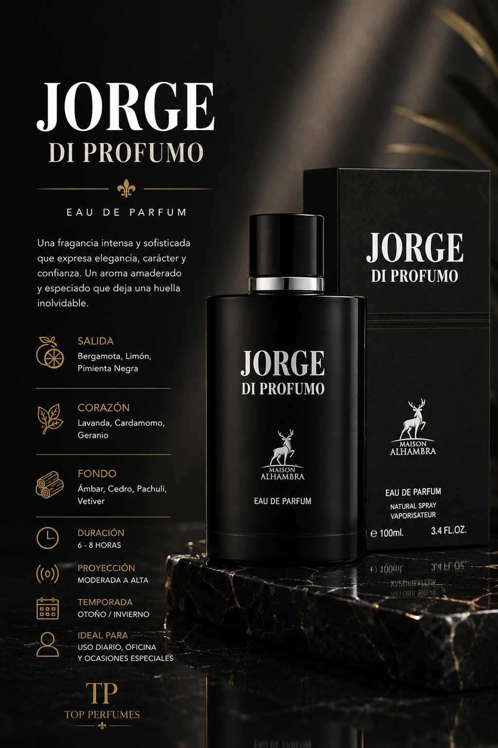 Maison Alhambra Jorge Di Profumo Men EDP 100ml