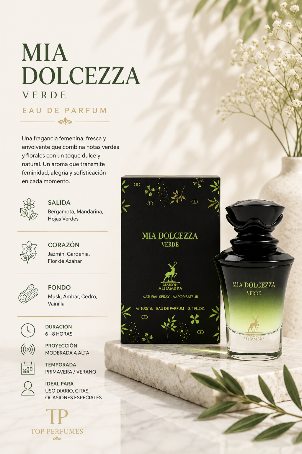 Maison Alhambra Mia Dolcezza Verde Women EDP 100ml