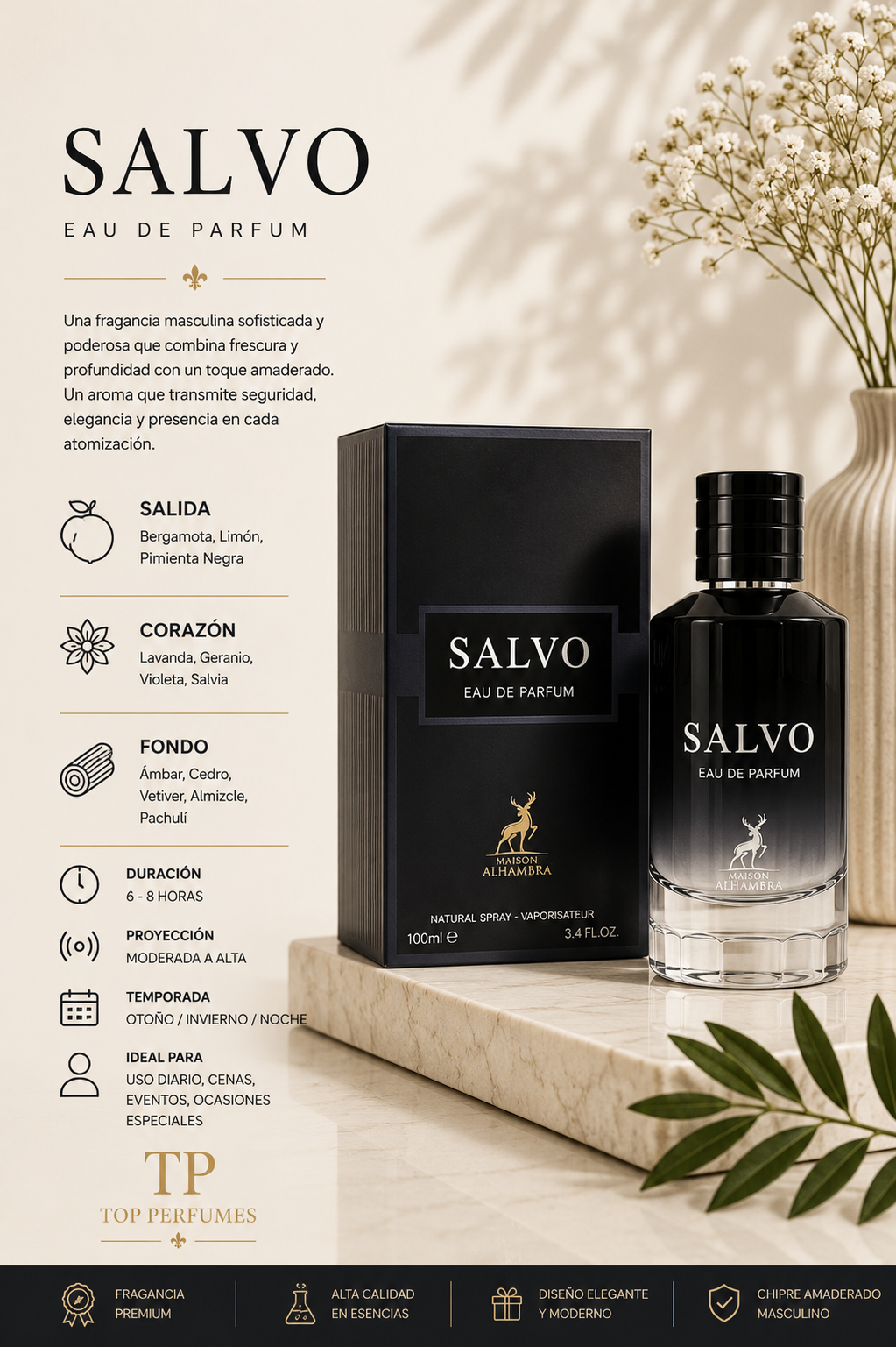 Maison Alhambra Salvo Men EDP 100ml