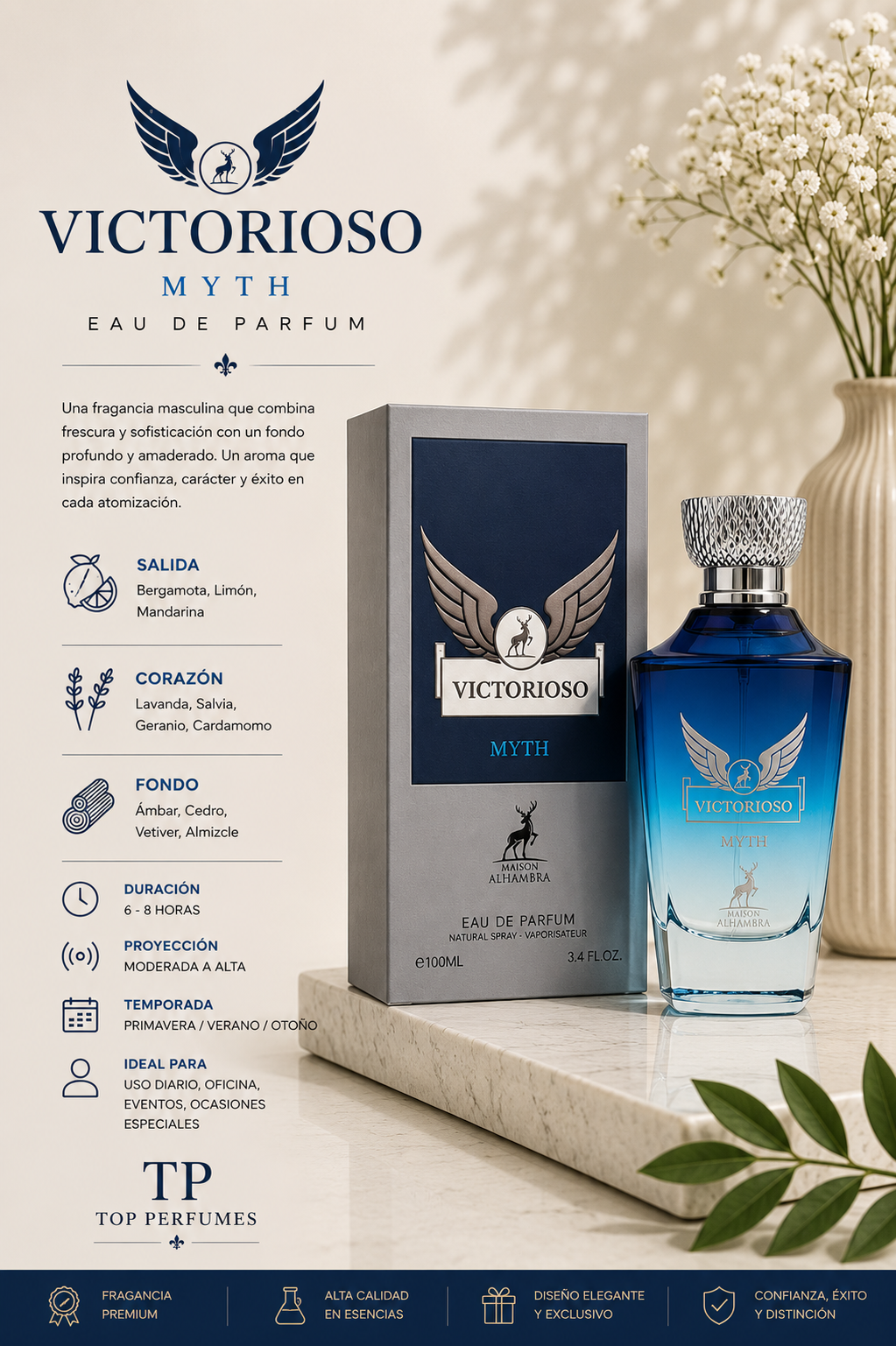 Maison Alhambra Victoriouso Myth Men EDP 100ml