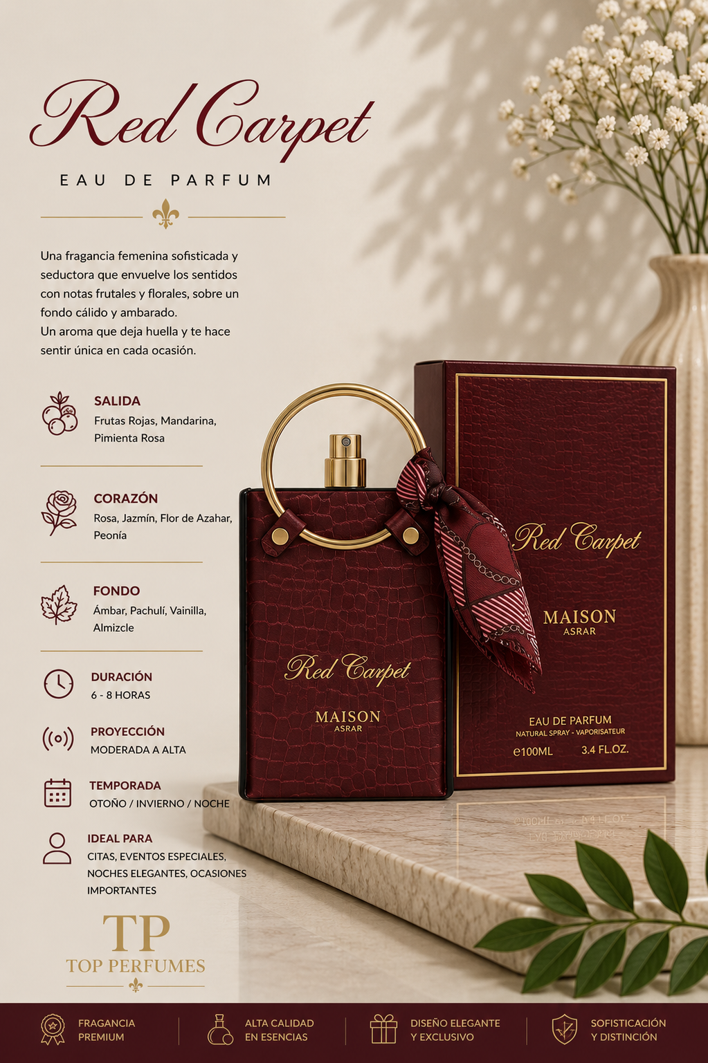 Maison Asrar Red Carpet Women EDP 100ml