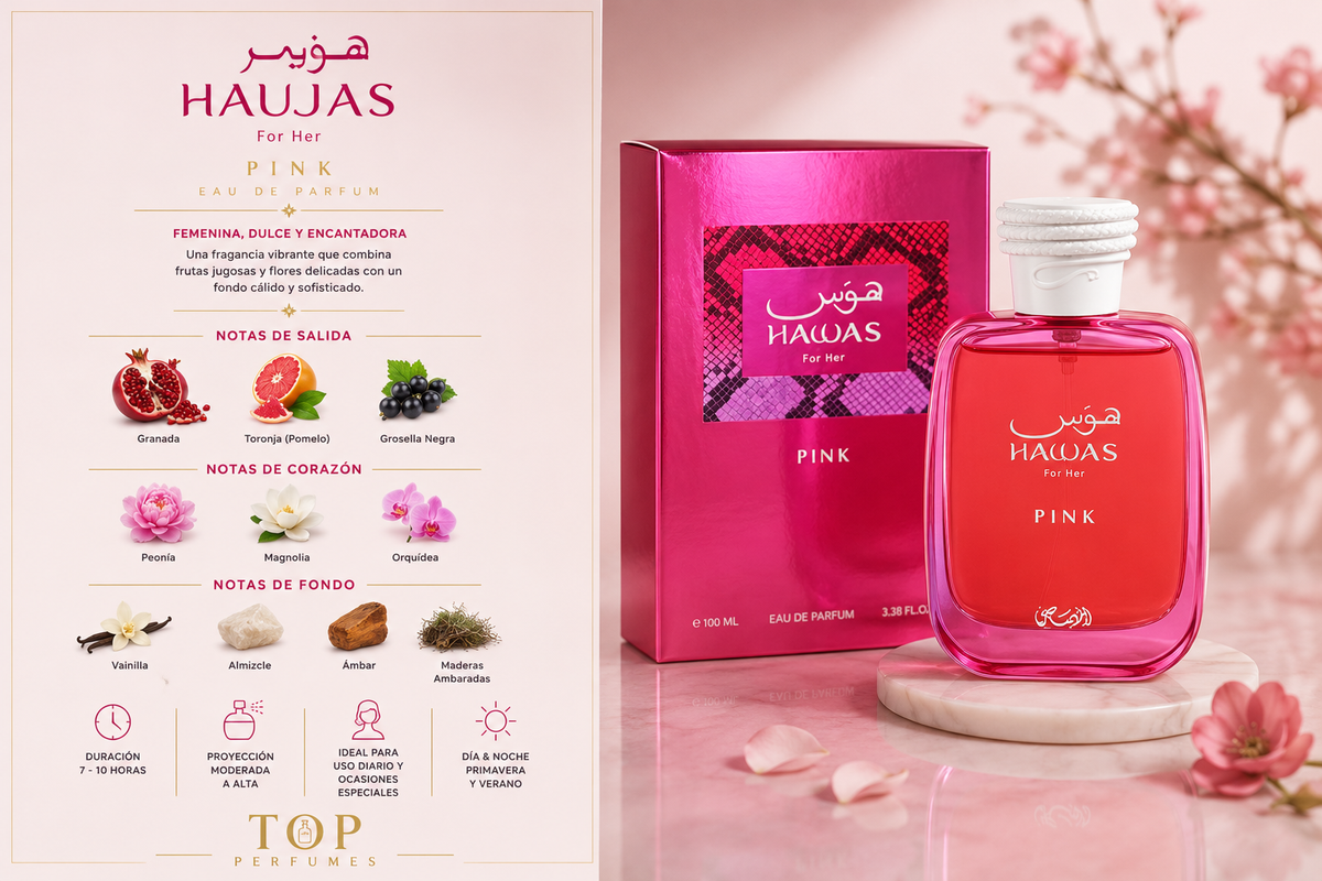 Rasasi Hawas Pink Women EDP 100ml