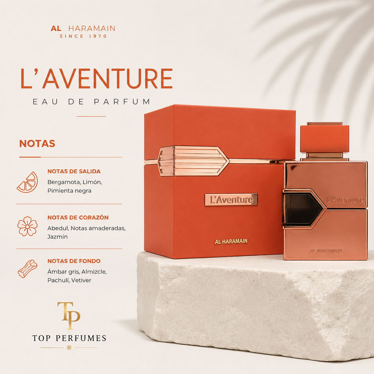 Al Haramain Aventure Rose EDP 100ML