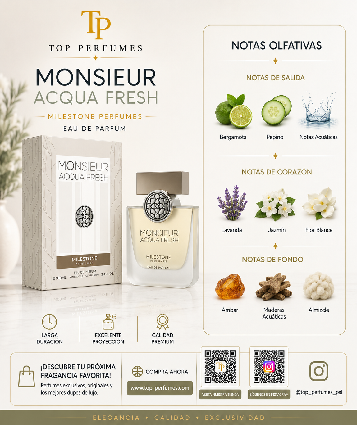 Milestone Monsieur Acqua Fresh 100ML