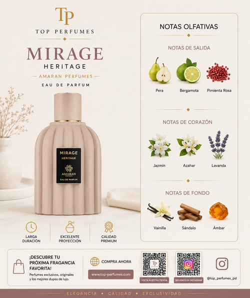 Amaran Mirage Heritage Unisex EDP 100ML