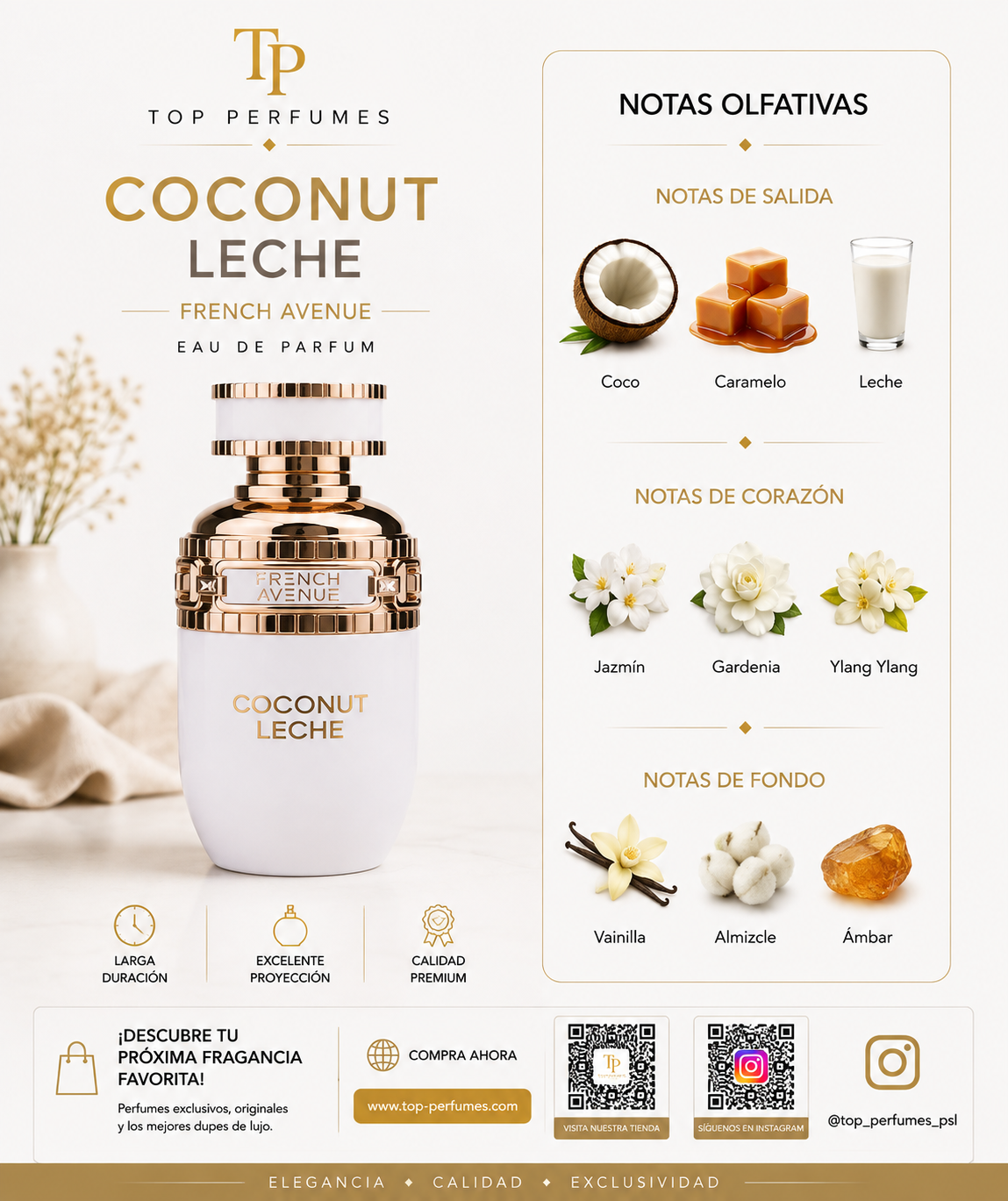 Fragrance World Coconut Leche EDP 100ML