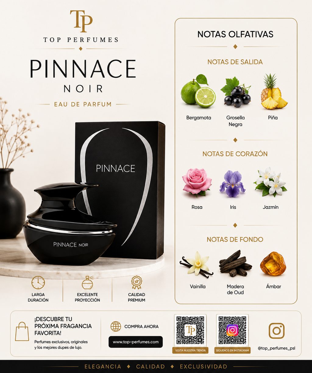 Fragrance World Pinnace Noir EDP 100ML