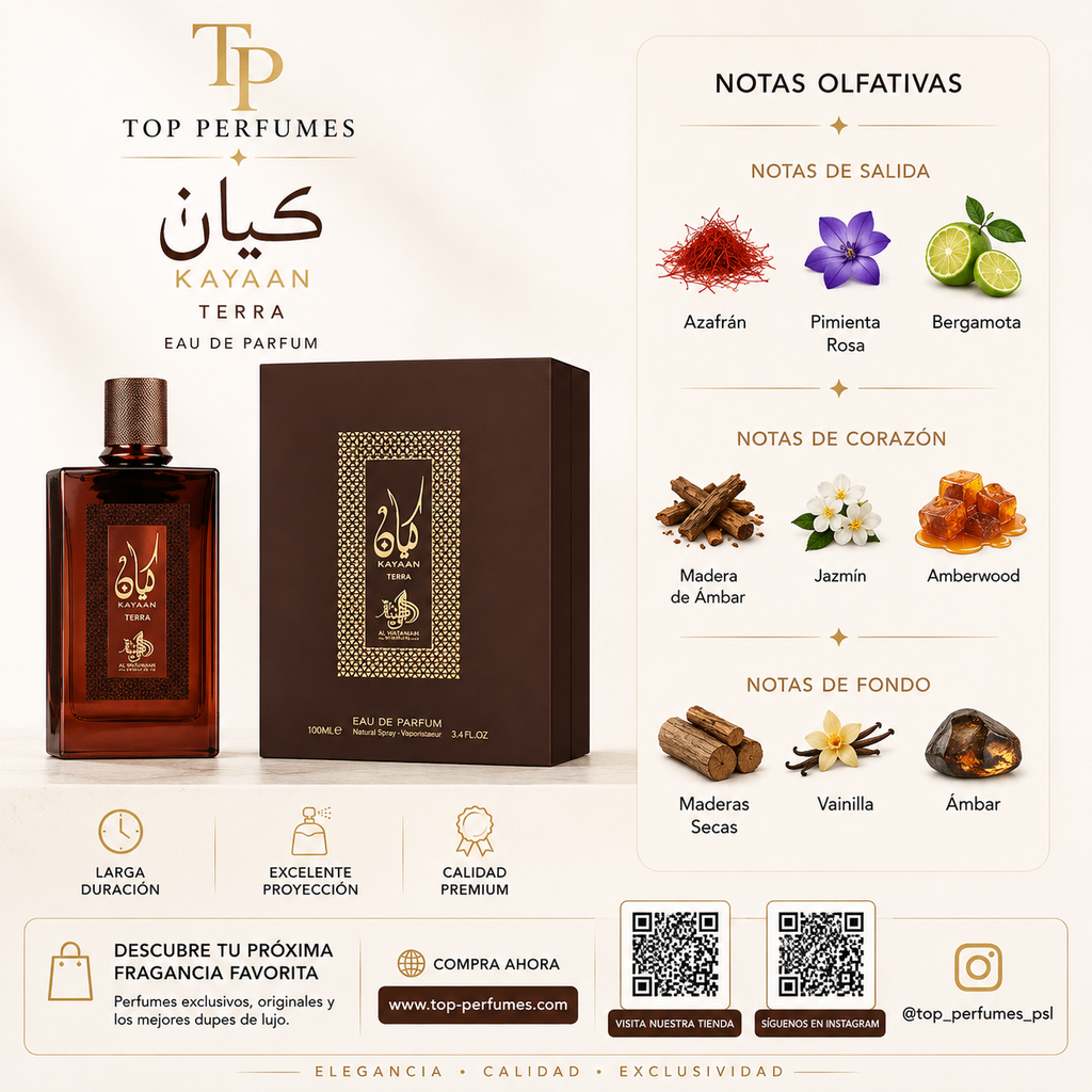 Al Wataniah Eternal Kayaan Terra Men EDP 90ML