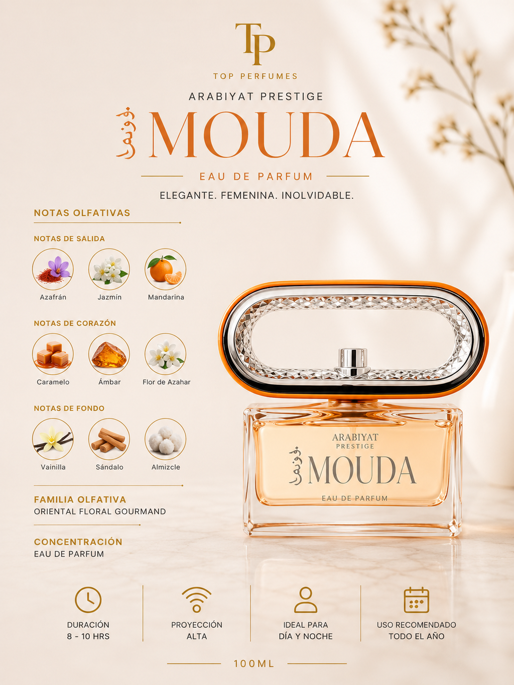 Arabiyat Prestige Mouda High End Orange Unisex EDP 100ML