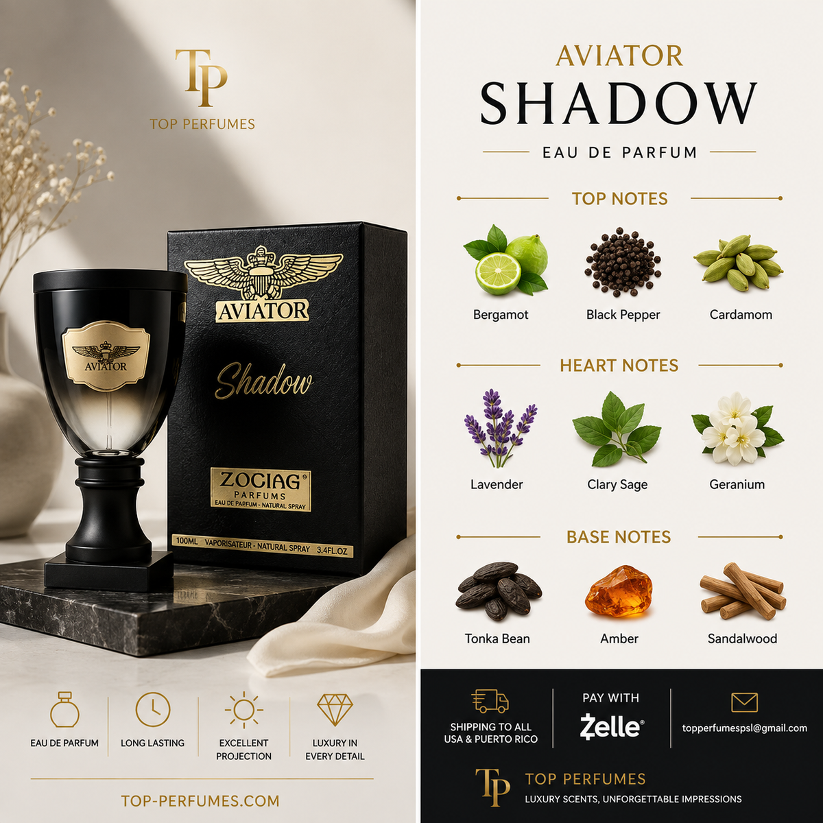 Zakat Aviator Ibrahim Men EDP 100ML