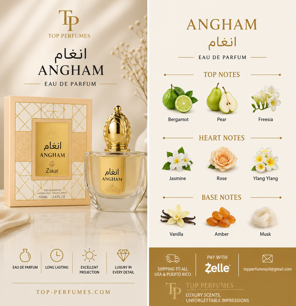 Zakat Dubai Angham Women 100ML
