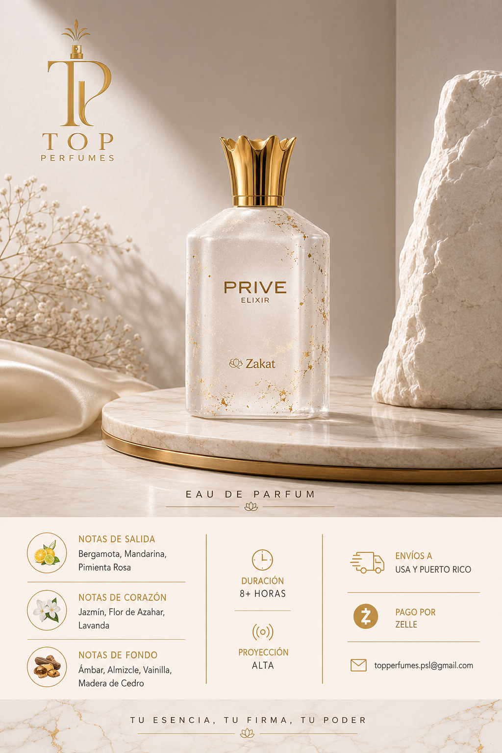 Zakat Prive Elixir Unisex EDP 100ML