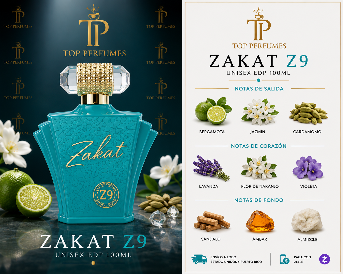 Zakat Z9 Unisex EDP 100ML
