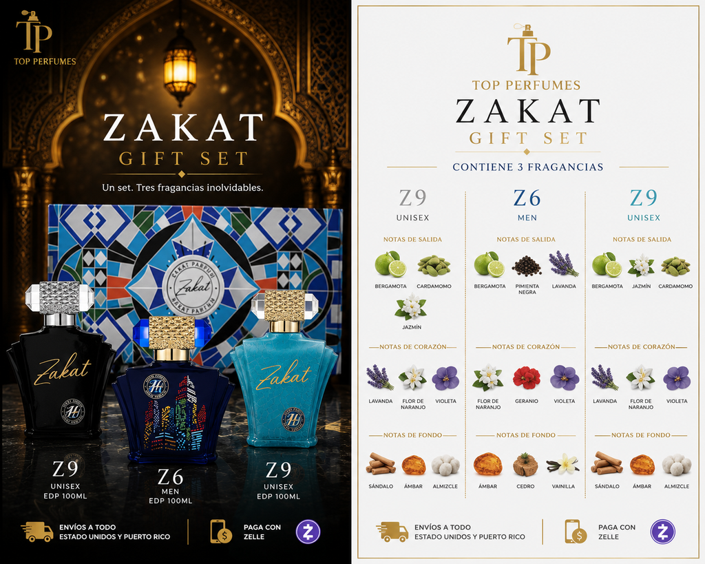 Zakat Gift Set Blue EDP 3 X 30ML