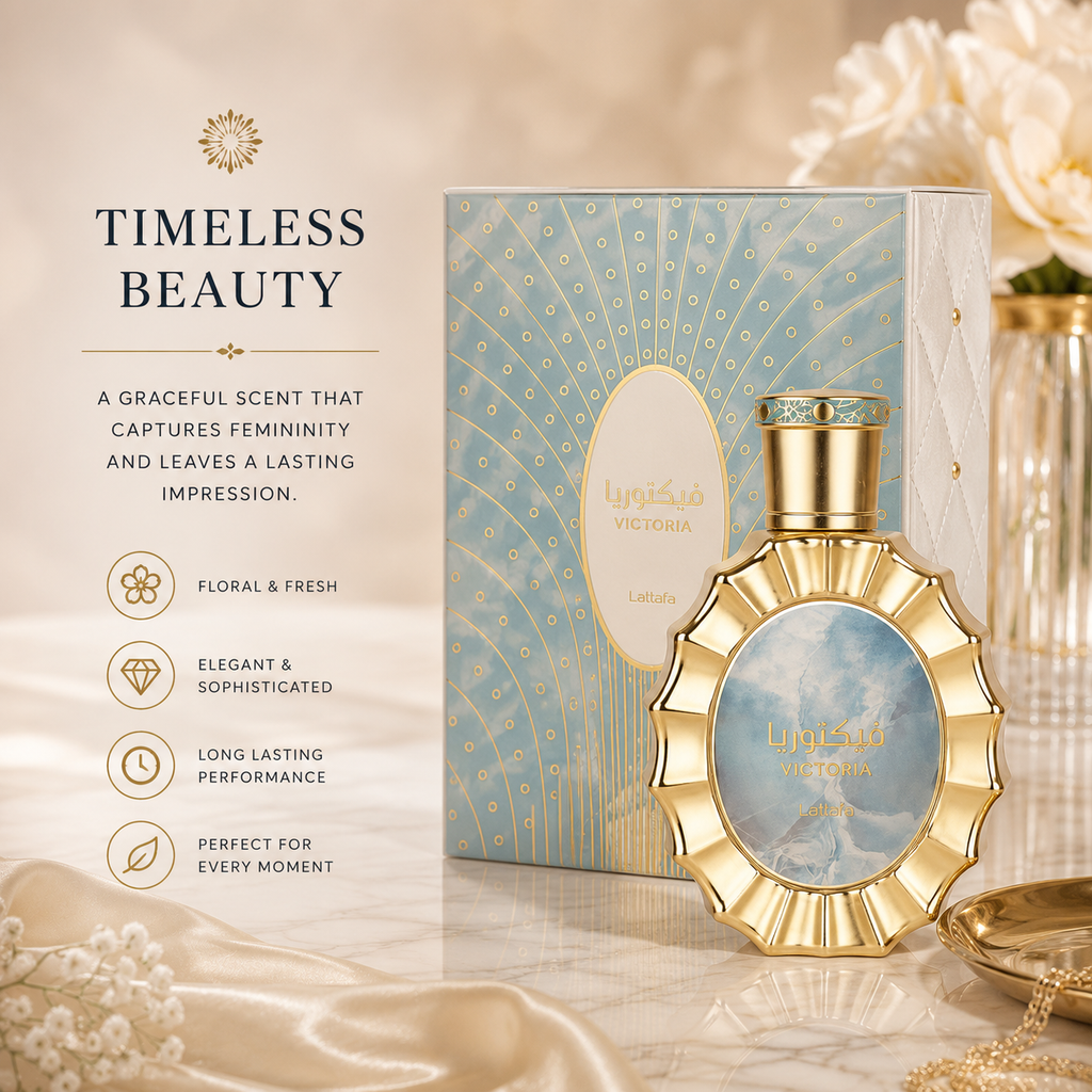 Lattafa Victoria Women EDP 100ml - Timeless Beauty