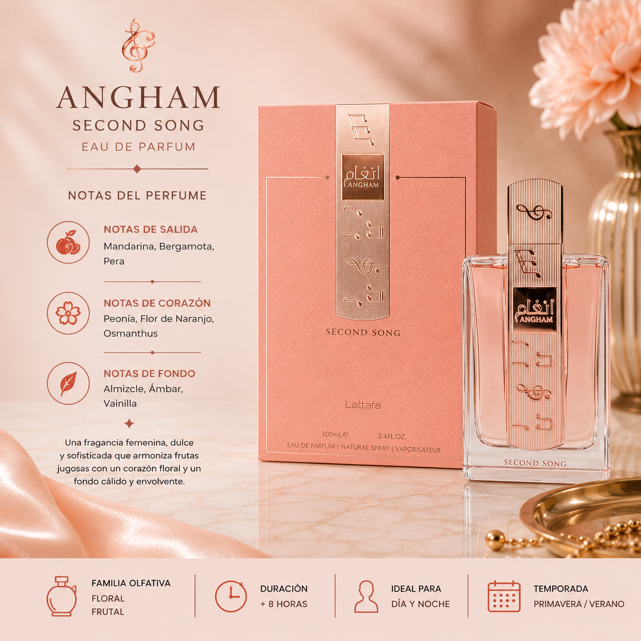 Lattafa Angham Second Song Women EDP 100ml