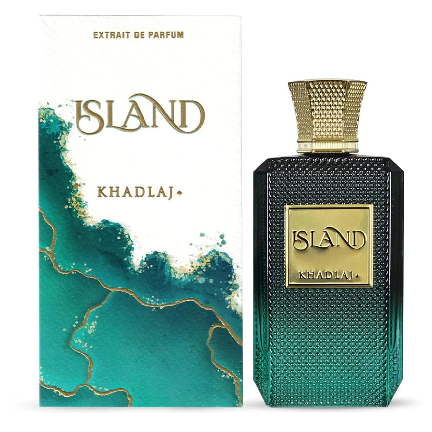 Khadlaj Island Extrait de Parfum 100ml - Frasco y caja