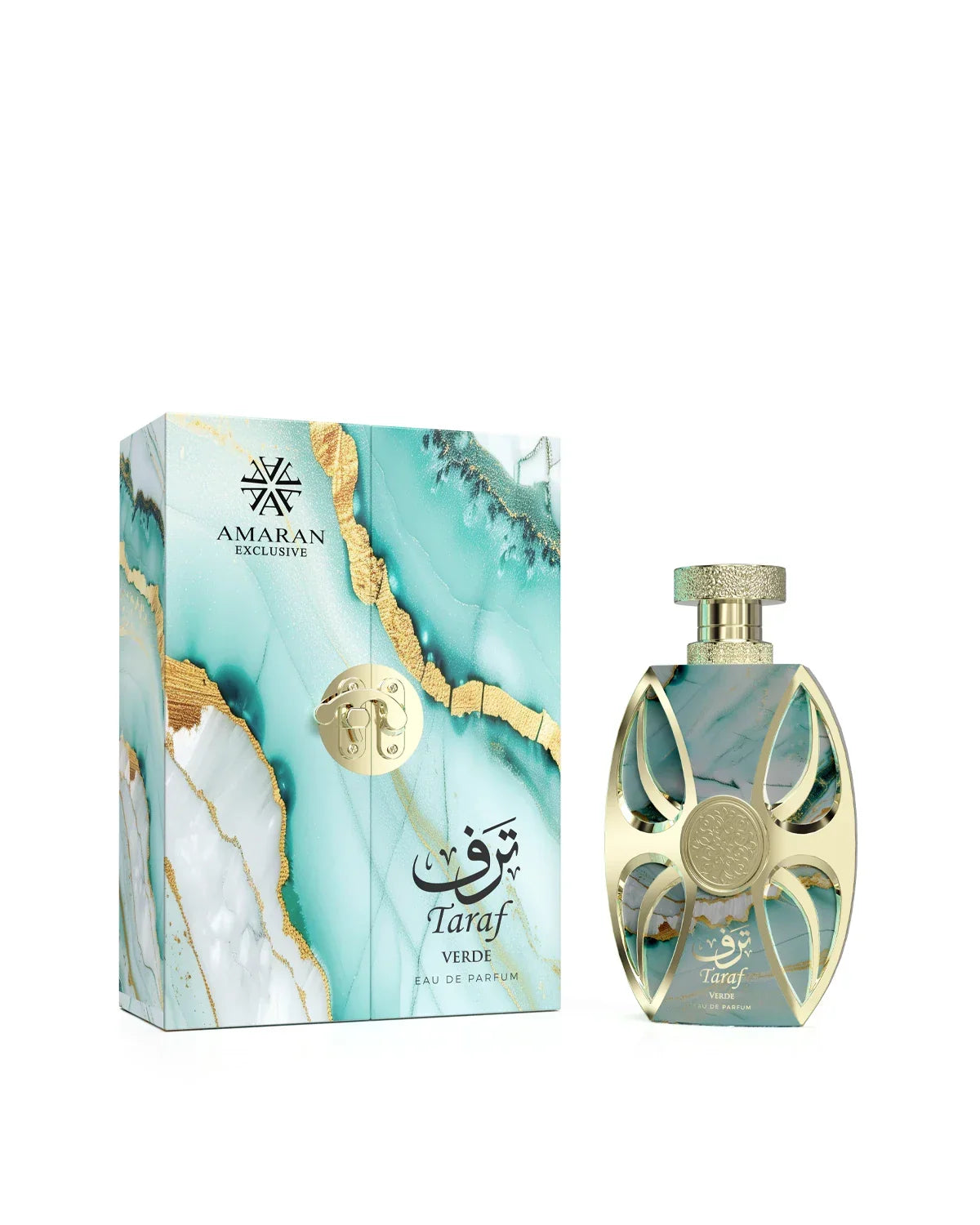 Amaran Taraf Verde EDP 100ml, botella y caja