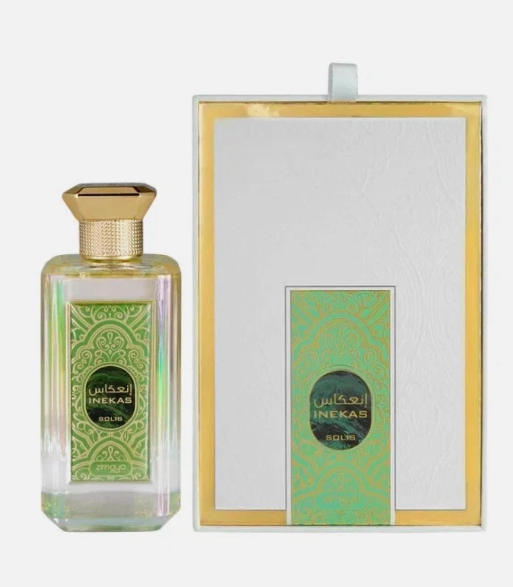 Zimaya Inekas Solis EDP 100ml - Frasco y caja
