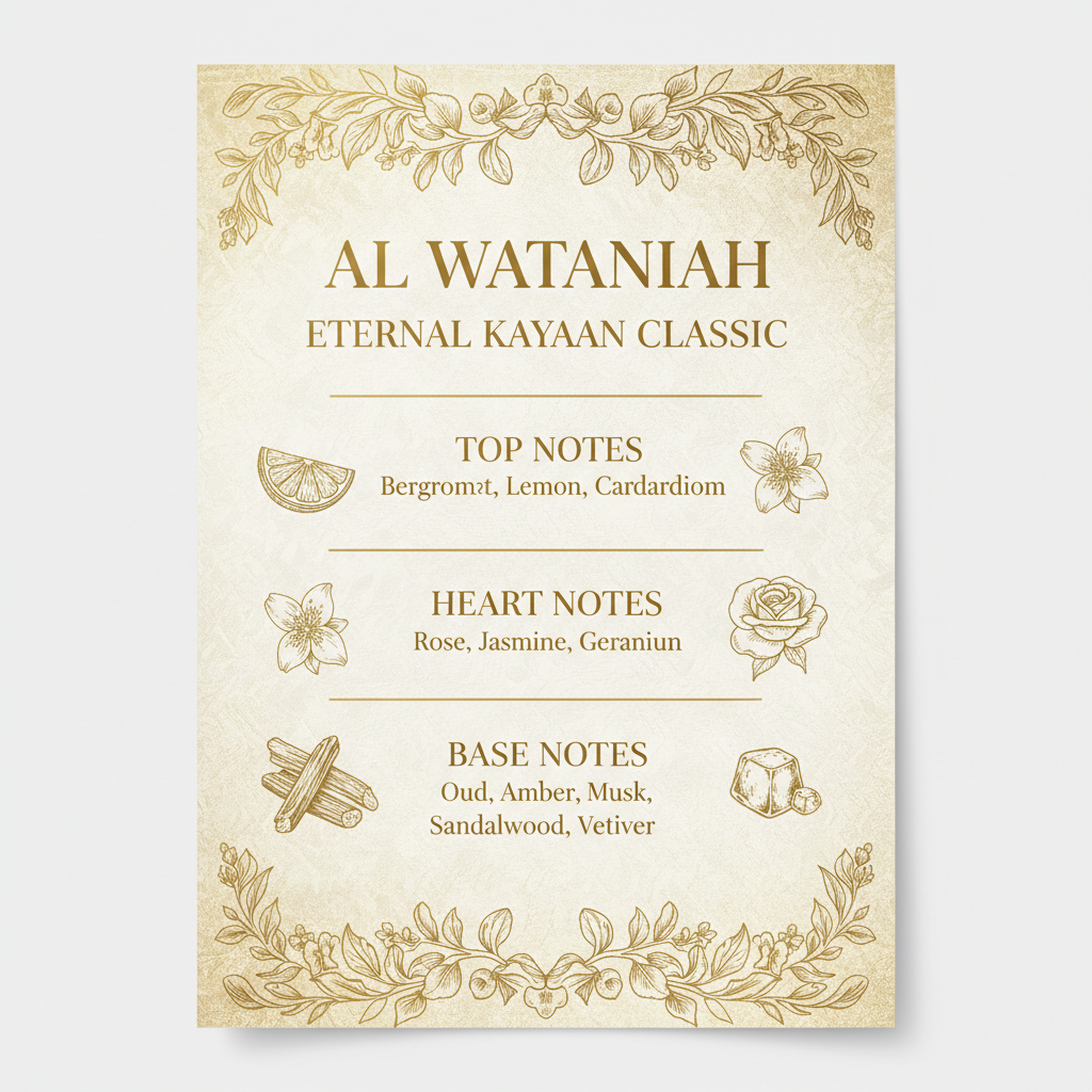 Al Wataniah Eternal Kayaan Classic - Fragrance Notes