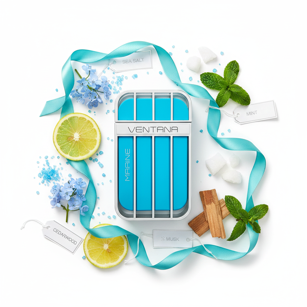 Armaf Ventana Marine fondo blanco ingredientes